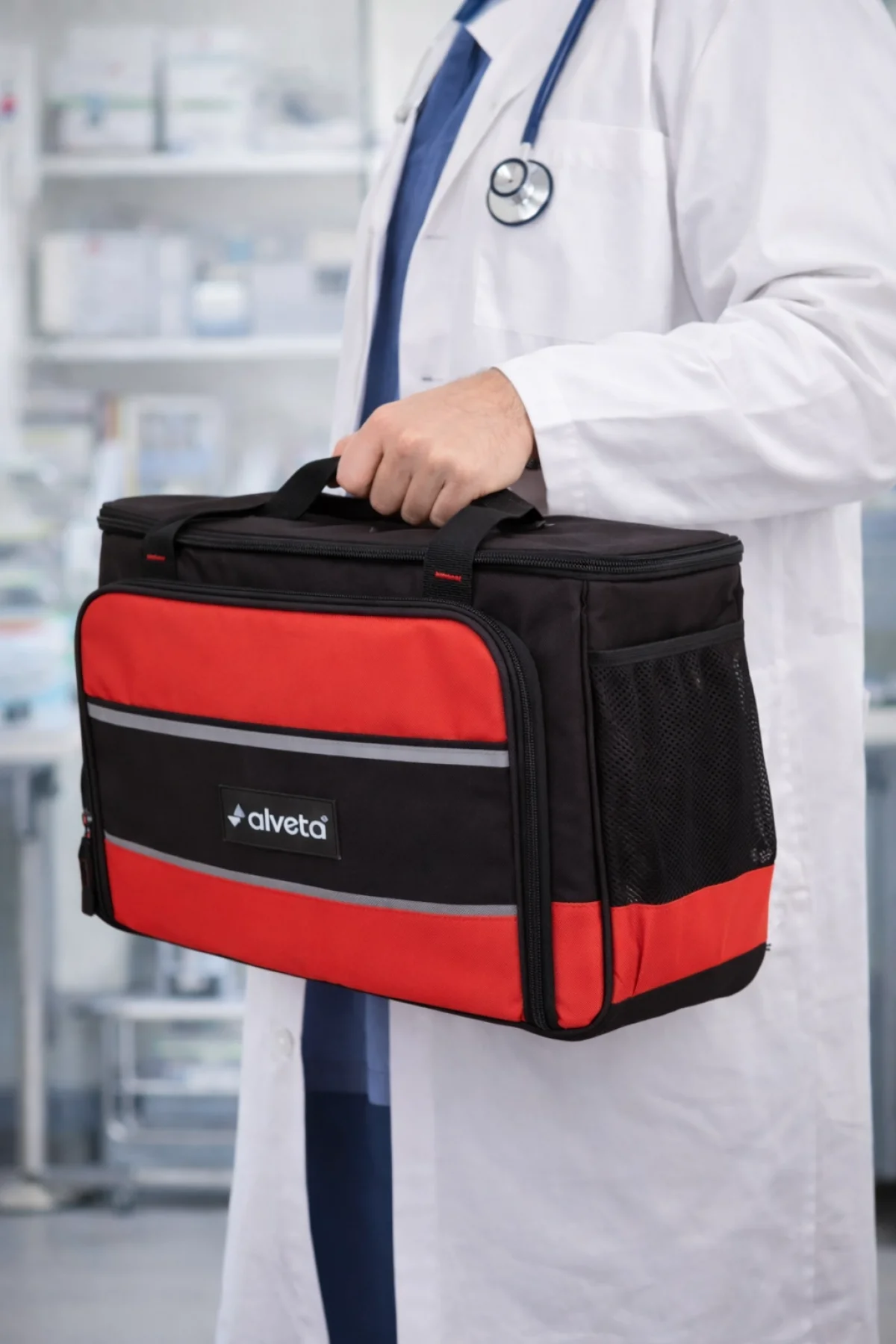 Alveta Veteriner Klinik Acil Müdahale ve Medikal Malzeme Taşıma Ekipman Çantası