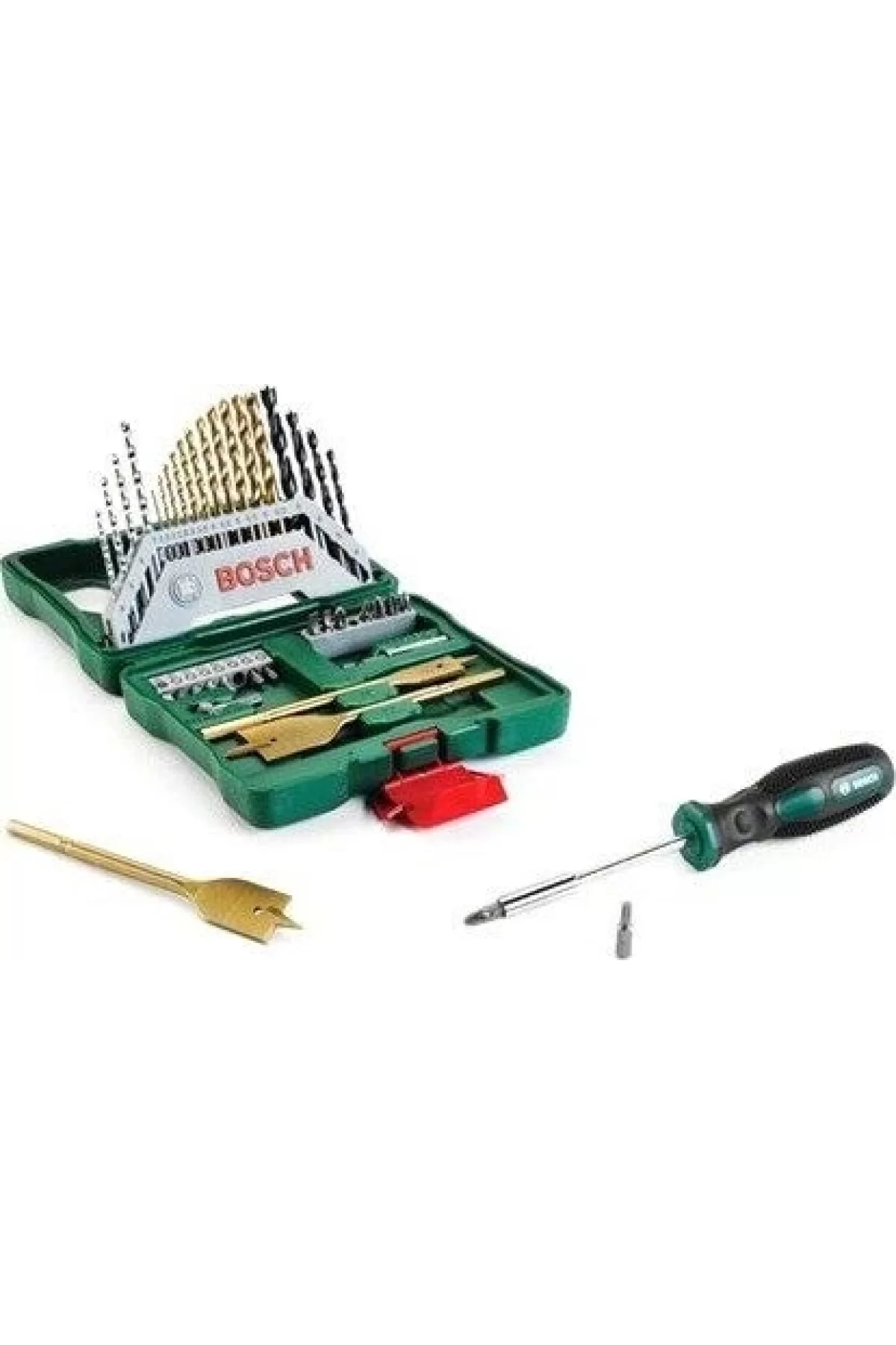 Bosch 41 parça Titanyum X-line Aksesuar Seti -Tornavida Hediyeli-