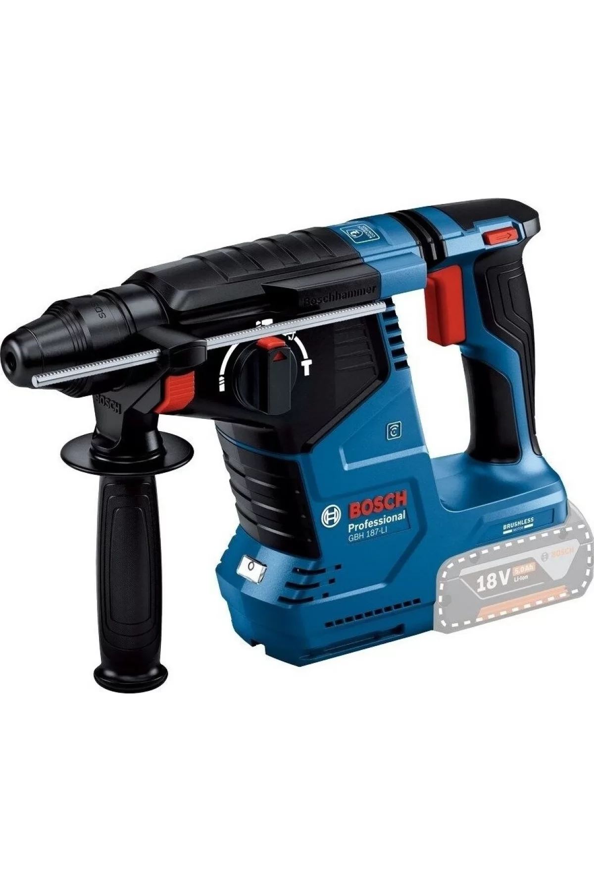 Bosch Gbh 187-LI Professional (Solo) Akülü Kırıcı-Delici - (Akü ve Şarj Cihazı Hariç)