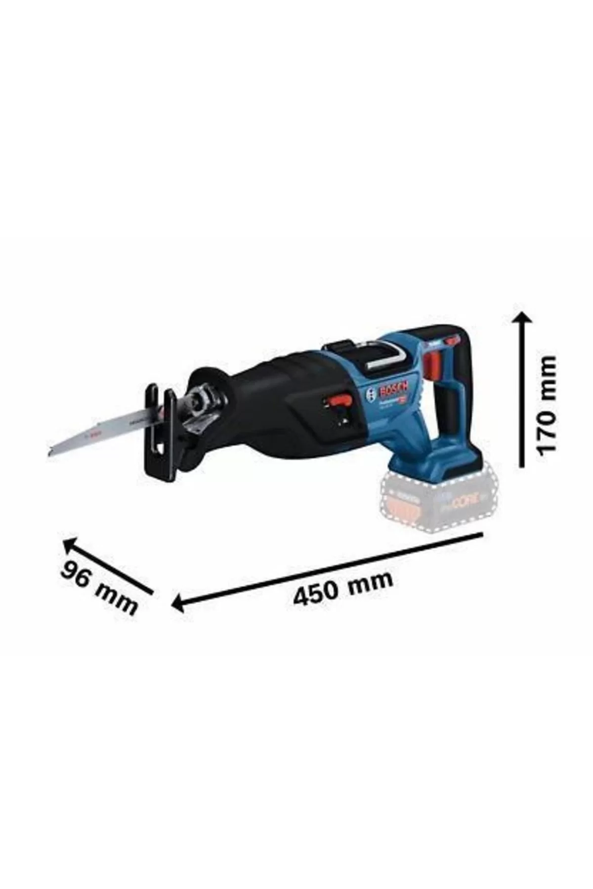 Bosch Gsa 185-lı Akülü Panter Testere (solo)