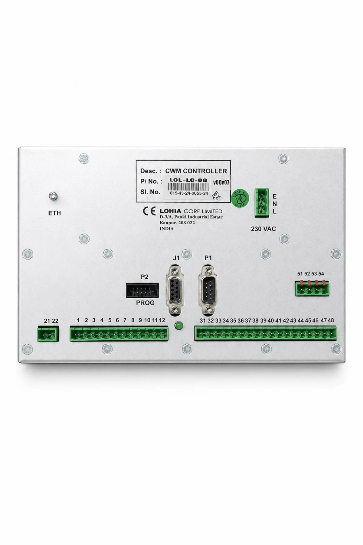 Lohia Ekran Kontrol Paneli Cwm Controller LC-08 (Std-Prgrm)