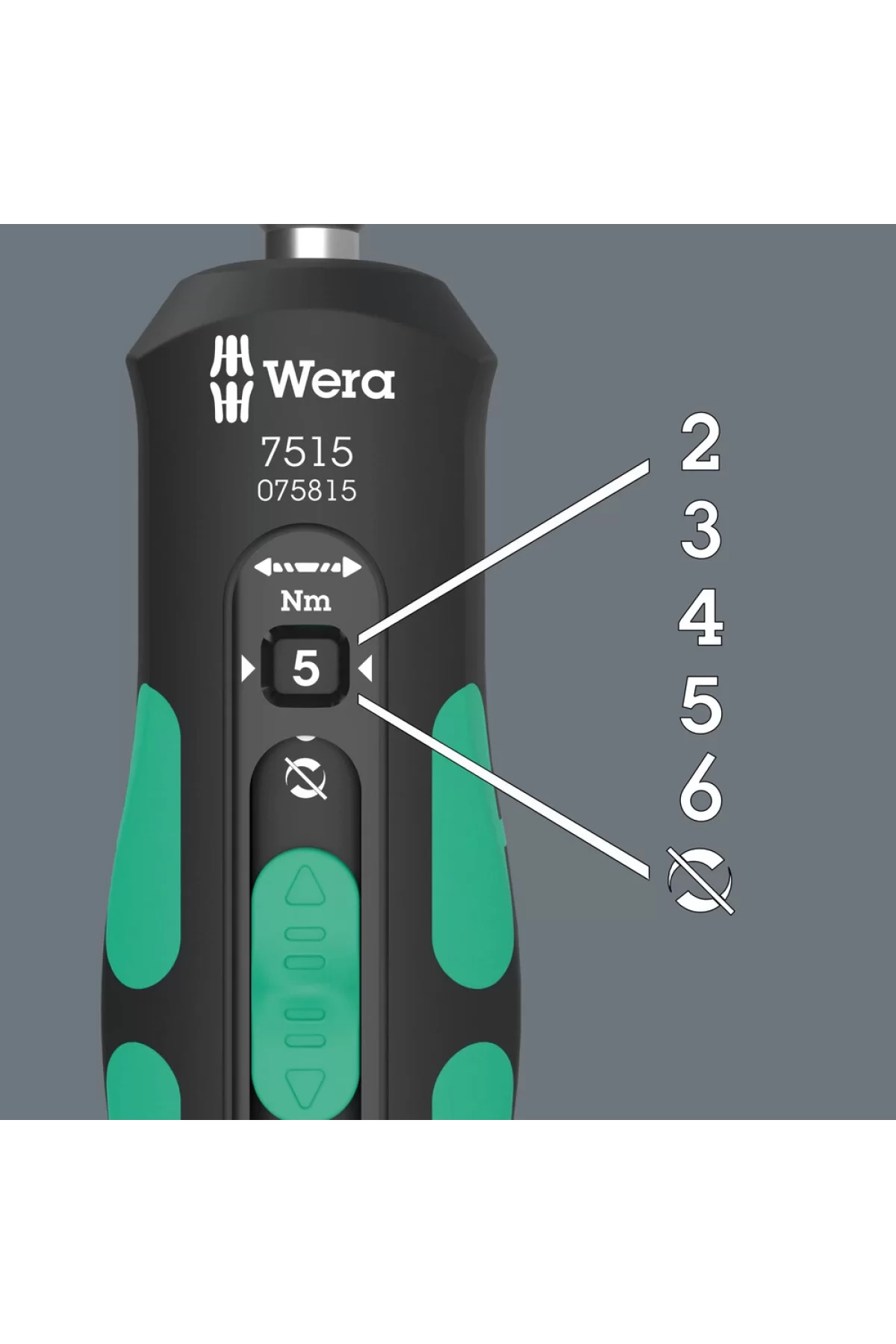 Wera 7515 Kraftform Safe-Torque Speed 2-6 Nm