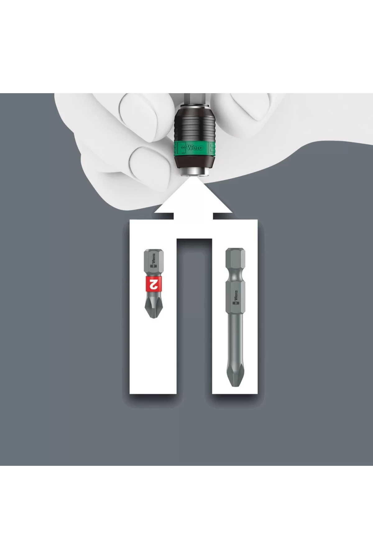 Wera 838 RA-R M Bitholding screwdriver