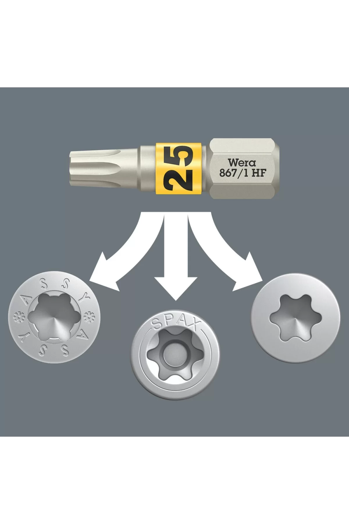 Wera 867/1 TX HF 15 x 25 mm