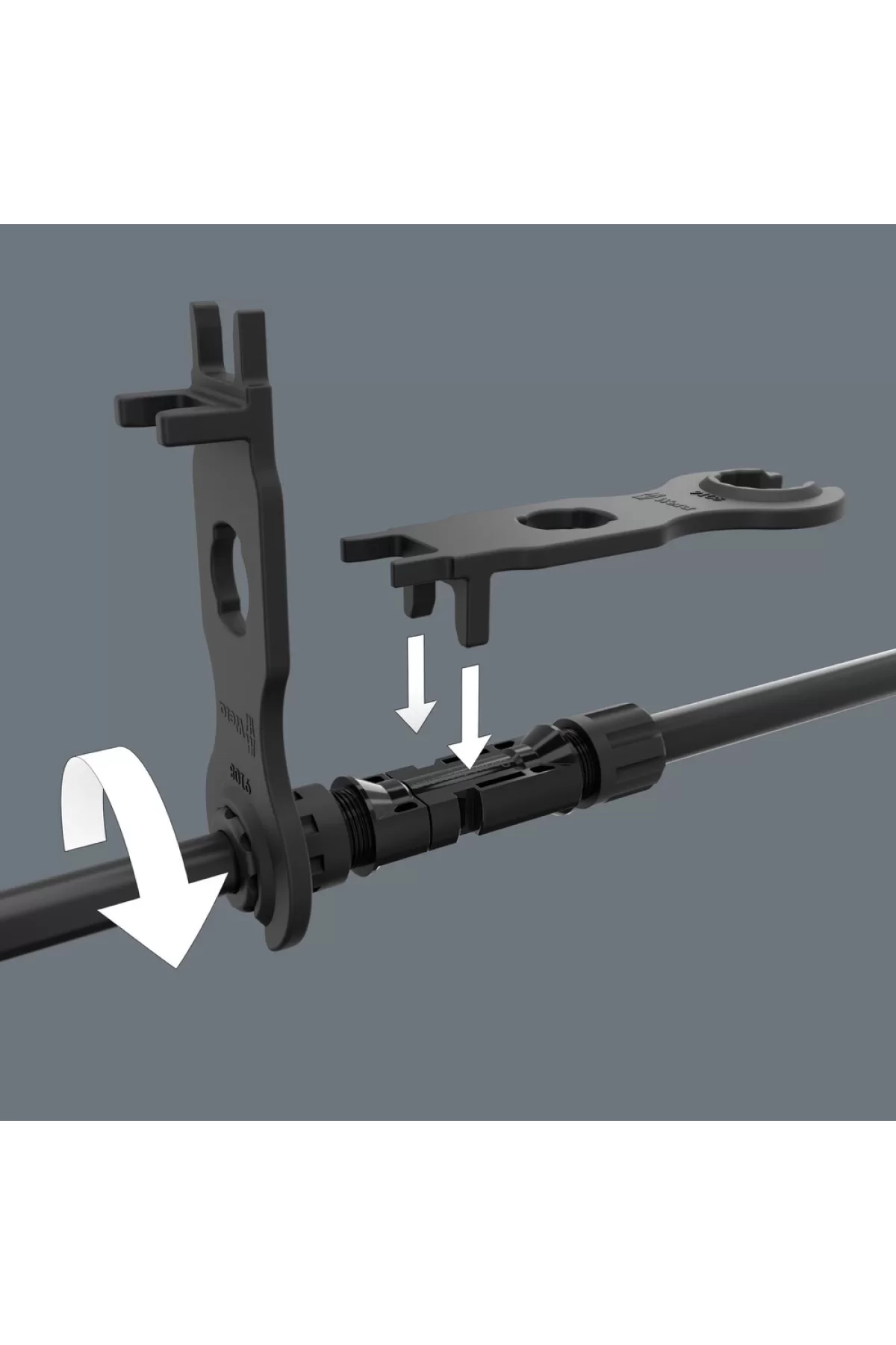 Wera 9108/2 PV Set of installation tools for MC4