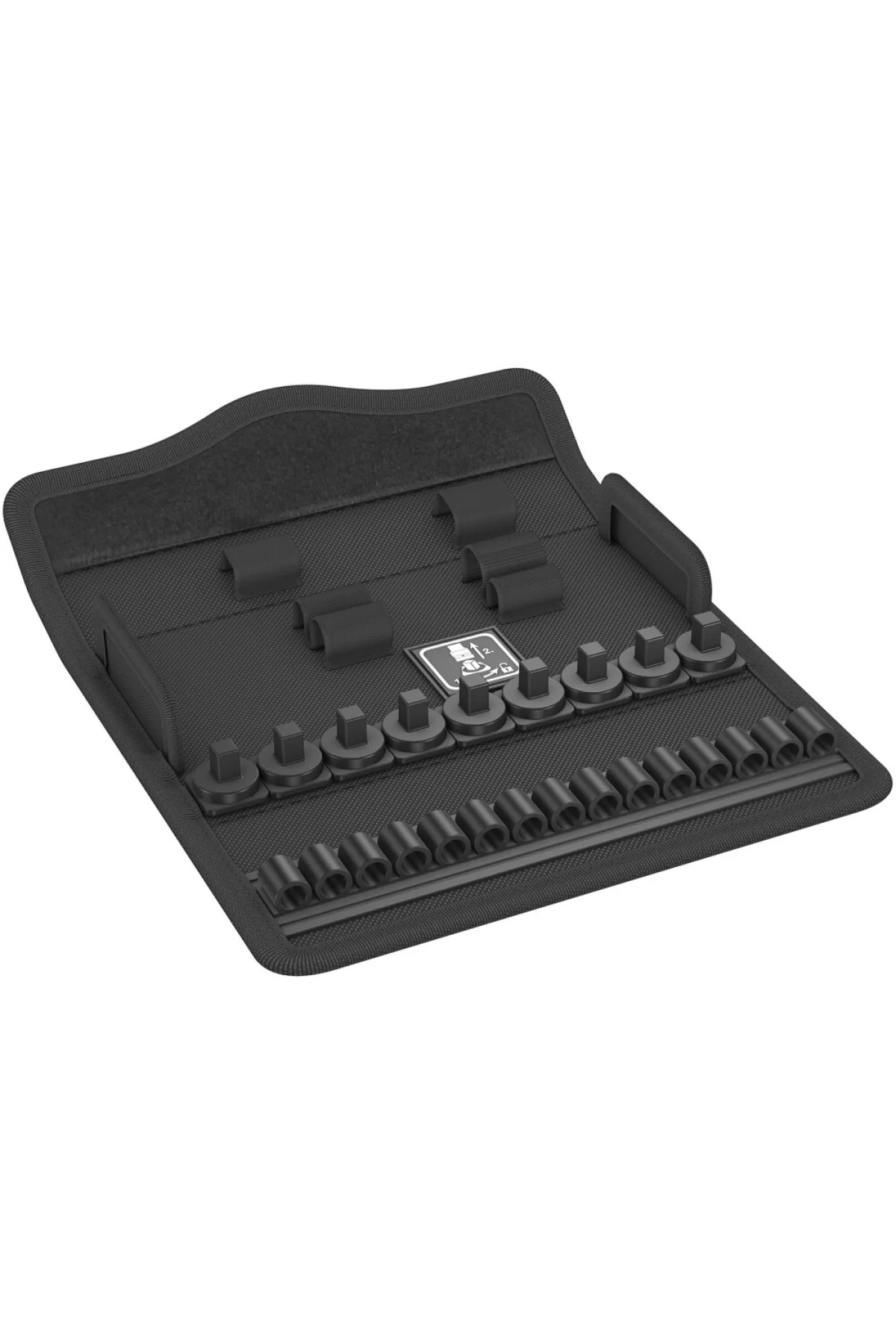 Wera 9496 Textile box Zyklop Metal Push Set 1/4