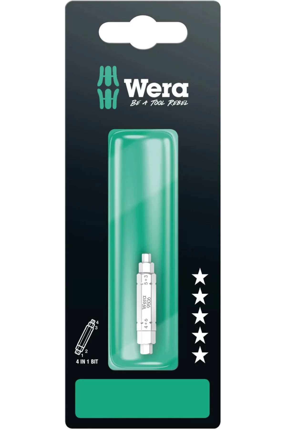 Wera 9506 4-in-1 Bit 1 SB