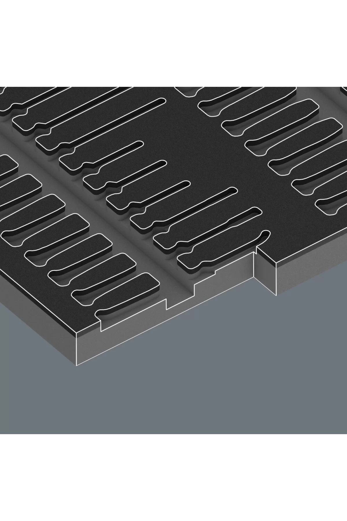 Wera 9715 Foam insert Kraftform Micro Set 1 05150106001