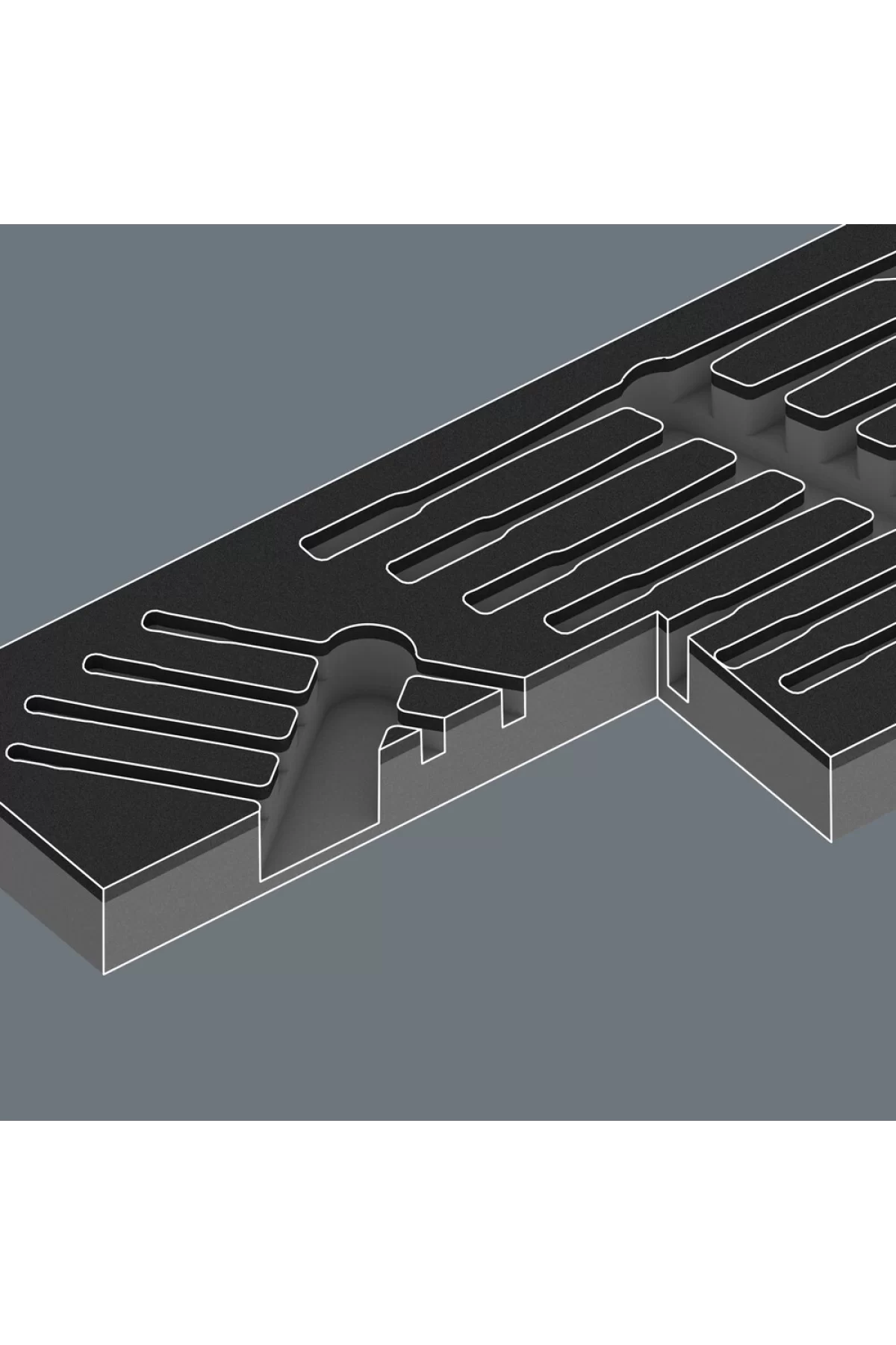 Wera 9733 Foam insert 6001 Joker set 1 05150123001