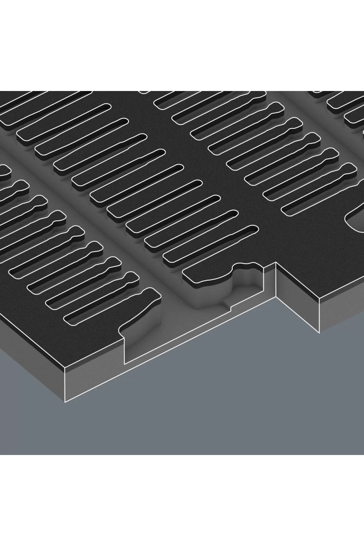 Wera 9751 Foam insert Kraftform Kompakt VDE Set 1 05150151001