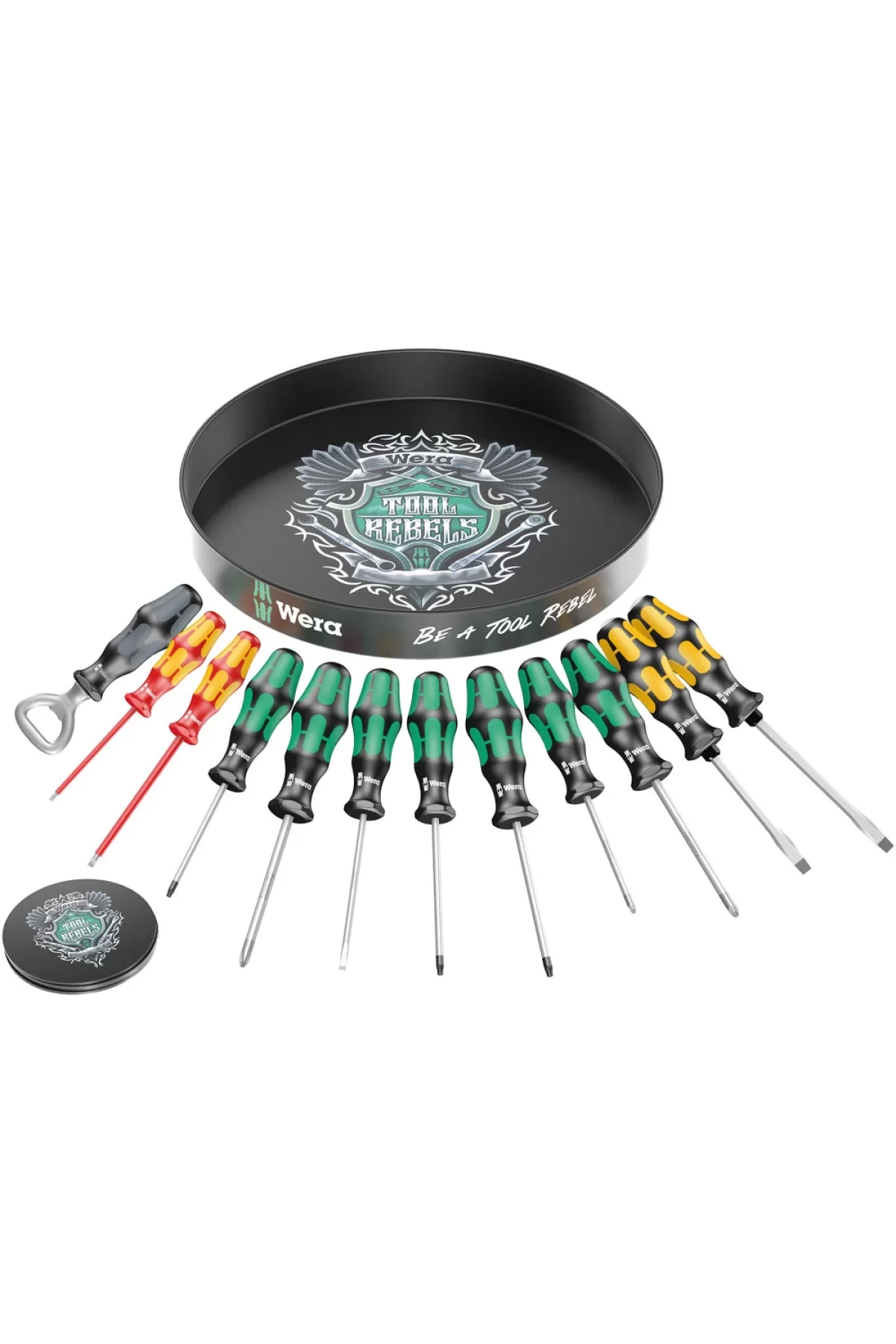 Wera TRE-16 Tool Rebel A round of screwdrivers