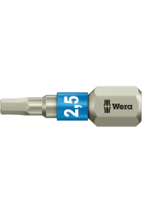 Wera 3840/1 TS Paslanmaz Hex-Plus 2,5x25mm Bits 05071072001