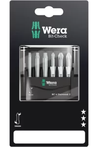 Wera Bit-Check 6 Universal Bits Seti 2 SB 05073638001