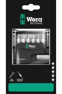 Wera Bit-Check 12 Metal Bits Seti 1 SB 05136393001