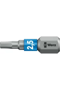 Wera 840/1 BTZ Hex-Plus Alyan 2,5x25mm Bits 05056682001