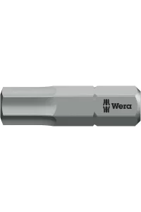 Wera 840/1 BTZ Hex-Plus Alyan 6x25mm Bits 05056687001