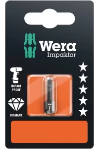 Wera 868/1 Kare Square impaktor DC 2x25mm Bits SB 05073931001