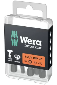 Wera 868/4 Kare Square impaktor DC 3x50mm Bits 05057672001