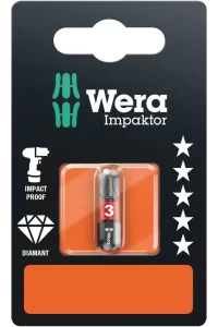 Wera 851/1 impaktor Dc Ph/Yıldız 3x25mm Bits SB 05073917001