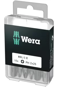 Wera 851/1 Z Ph/Yıldız 2x25mm Bits Dıy-Box 05072401001