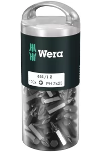 Wera 851/1 Z Ph/Yıldız 2x25mm Bits Dıy-Box 05072441001