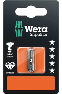 Wera 855/1 impaktor Dc Pz 3x25mm Bits SB 05073922001