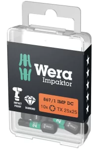 Wera 867/1 impaktor DC Tx 10x25mm Bits 05057628001