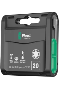 Wera 15 Adet Kutulu impaktor Tx 20x25mm 05057772001