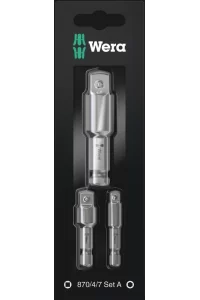 Wera 870/4/7 Soket Adaptör Seti A SB 05073200001