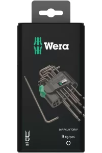 Wera 967/9 Torx Kısa Alyan Seti 05073598001