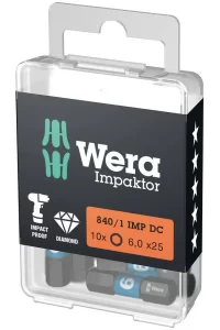 Wera 840/1 impaktor DC Hex-Plus Alyan 3x25mm Bits 05057603001