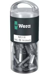 Wera 867/1 Z Tx 25x25mm Bits DIY-Box 05072449001