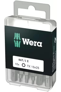 Wera 867/1 Z Tx 15x25mm Bits DIY-Box 05072407001