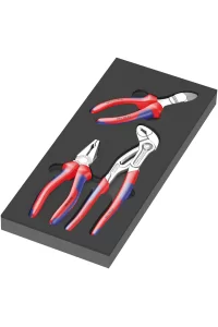 Wera 9780 Knipex Kombine Pense, Yan Keski, Cobra Fort Pense Seti 05150180001