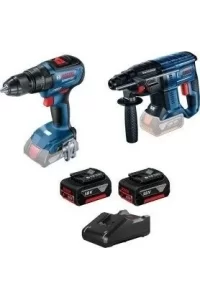 Bosch Gbh 180-LI Kırıcı Delici + Gsb 18V-50 Darbeli Vidalama+2 x 5 Ah Akü+1 x Dolum Cihazı