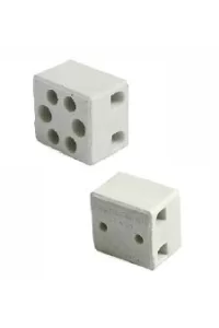 Socket/fem connector rect 2pole/pin 32A