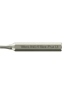 Wera 840/0 Micro Hex-Plus 1,3 x 30 mm 05058109001