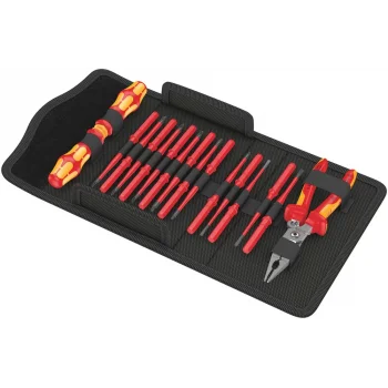 Wera Kraftform Kompakt VDE İzoleli Knipex Penseli Tornavida Seti 05136027001