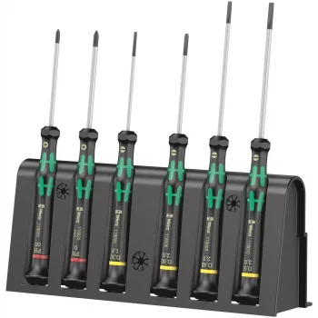 Wera 2035/6 A Elektronikçi Tornavida Seti + Raf