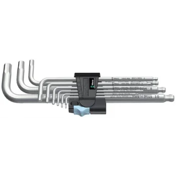 Wera 3950/9 Hex-Plus Paslanmaz 1 Allen Anahtar Set, metrik, Paslanmaz