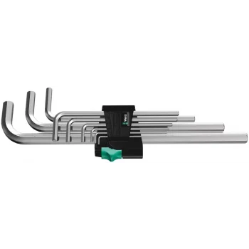 Wera 950/9 Hex-Plus 2 Allen Anahtar Set, metrik, Krom Kaplama