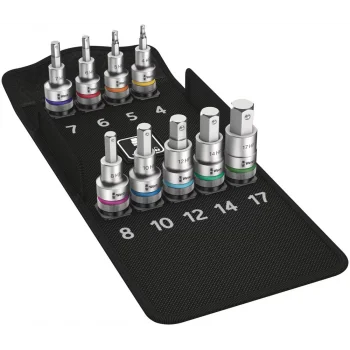 Wera 8740 C HF 1 Altıgen Uçlu Zyklop Lokma Bits Seti, 1/2 Soketli, Tutma Fonksiyonlu
