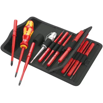 Wera Kraftform Kompakt VDE İzoleli Extra Slim16 Lı Tornavida Set 05003484001