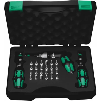 Wera 7440/41/42 Kraftform Torklu Tornavida Seti 0,3-6,0 Nm