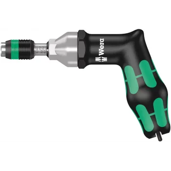 Wera 7400 Serisi Kraftform Pistol Saplı, Ayarlanabilir Torklu Tornavida (25,0-55,0 in. lbs.), Rapidaptor Hızlı Uç Değiştirme Mandrenli, 7447 x 25-55 in. lbs.