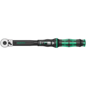 Wera Click-Torque B 2 Yön Mandallı Cırcırlı Tork Anahtarı, 20-100 Nm, 3/8 x 20-100 Nm