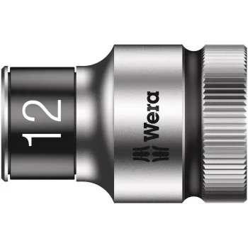 Wera 8790 HMC HF Zyklop Lokma, 1/2 Soketli Tutma Fonksiyonlu, 12 x 37 mm