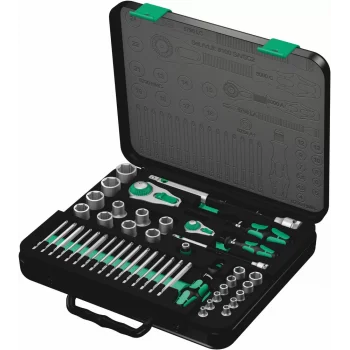 Wera 8100 SA/SC 2 Zyklop Speed Cırcır Seti, 1/4 daha fazla ve 1/2 Sürücülü, metrik
