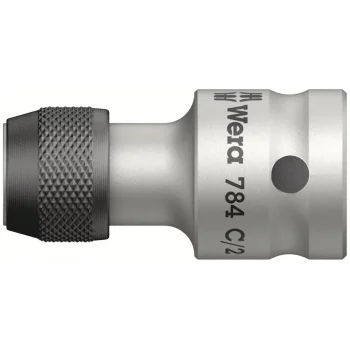 Wera 784 C 1/2 Wera Hızlı Uç Değiştirme Mandrenli Adaptörler, 784 C/2 x 5/16 x 50 mm