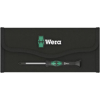 Wera 9454 Katlanır Kumaş Kılıf, 12 Parçalı Kraftform Micro Tornavida Set için, boş, 235 x 115 mm